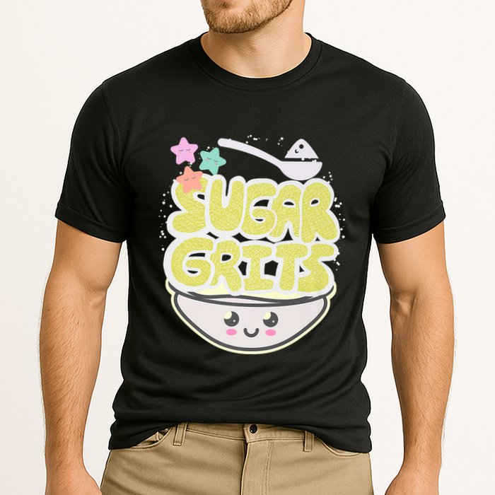 Cute And Funny Sugar And Grits Foodie Cooling Performance Crew T-Shirt