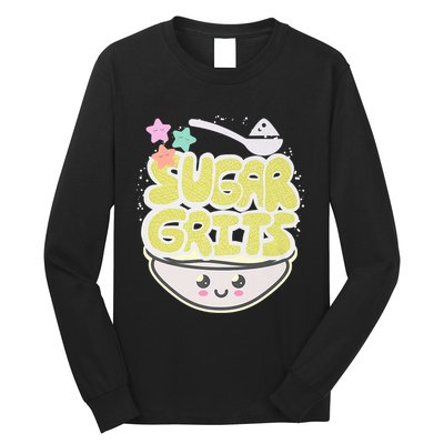 Cute And Funny Sugar And Grits Foodie Long Sleeve Shirt