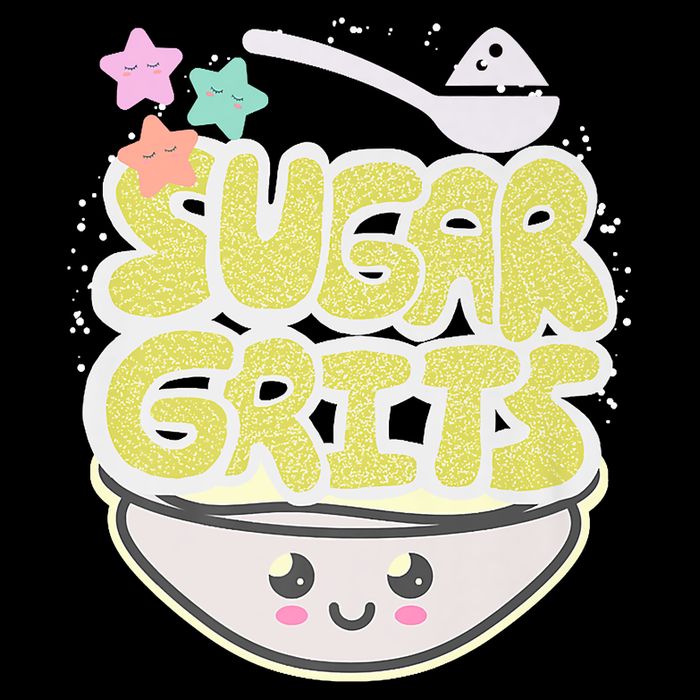 Cute And Funny Sugar And Grits Foodie Button