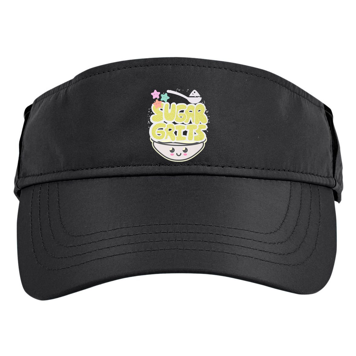 Cute And Funny Sugar And Grits Foodie Adult Drive Performance Visor