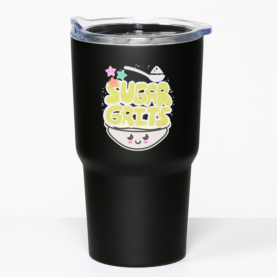 Cute And Funny Sugar And Grits Foodie Tumbler