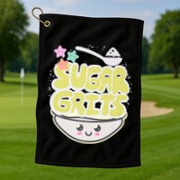 Cute And Funny Sugar And Grits Foodie Golf Towel