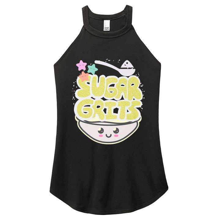 Cute And Funny Sugar And Grits Foodie Women's Perfect Tri Rocker Tank