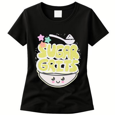 Cute And Funny Sugar And Grits Foodie Womens T-Shirt