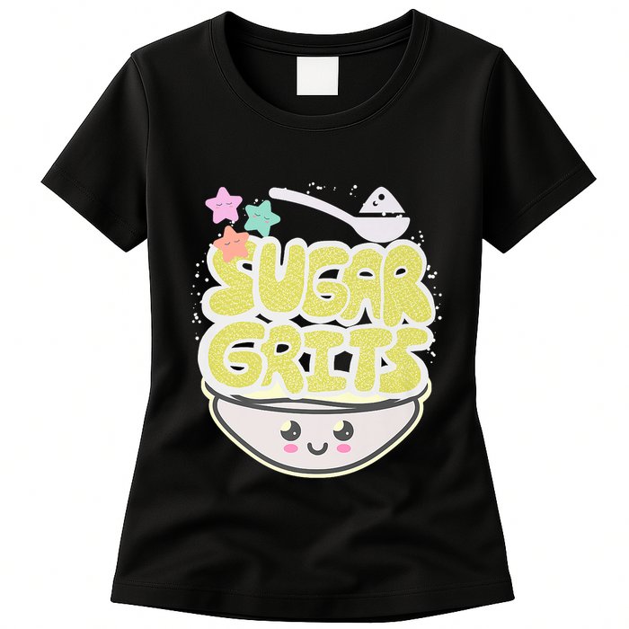 Cute And Funny Sugar And Grits Foodie Womens T-Shirt
