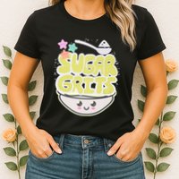 Cute And Funny Sugar And Grits Foodie Womens T-Shirt