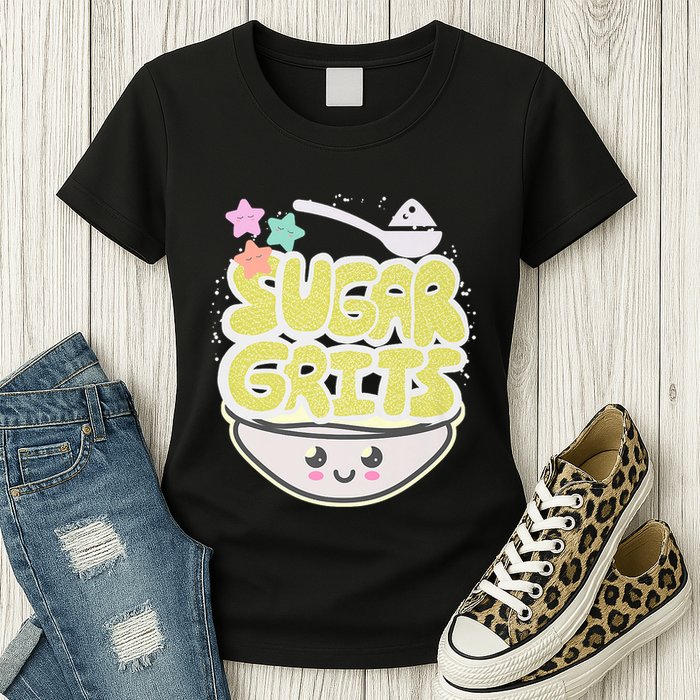 Cute And Funny Sugar And Grits Foodie Womens T-Shirt