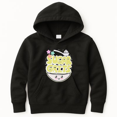 Cute And Funny Sugar And Grits Foodie Kids Hoodie