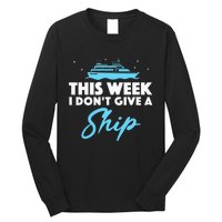 Cruise Art For Cruising Ship Vacation Lovers Long Sleeve Shirt