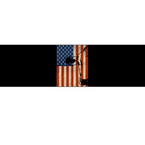 Cow American Flag Cattle Animal Lover Patriotic Gift Bumper Sticker