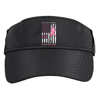 Cool American Flag Breast Cancer Awareness Adult Drive Performance Visor