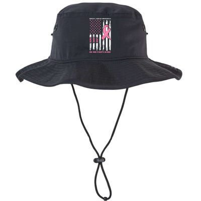 Cool American Flag Breast Cancer Awareness Legacy Cool Fit Booney Bucket Hat