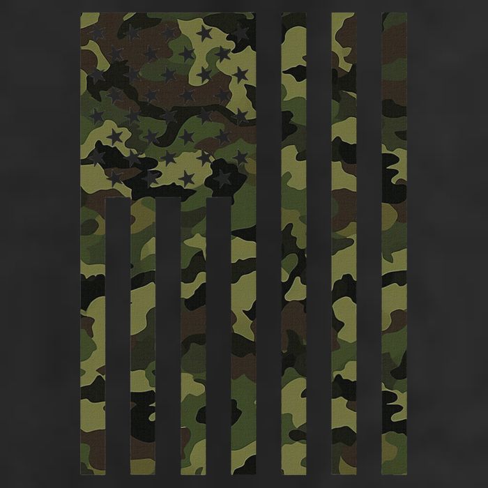Camo American Flag Usa Camouflage Women Hat