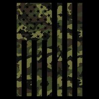 Camo American Flag Usa Camouflage Women Zip Tote Bag