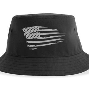 Classic American Flag Cool Patriotic American Flag For You Sustainable Bucket Hat