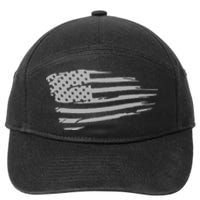 Classic American Flag Cool Patriotic American Flag For You 7-Panel Snapback Hat