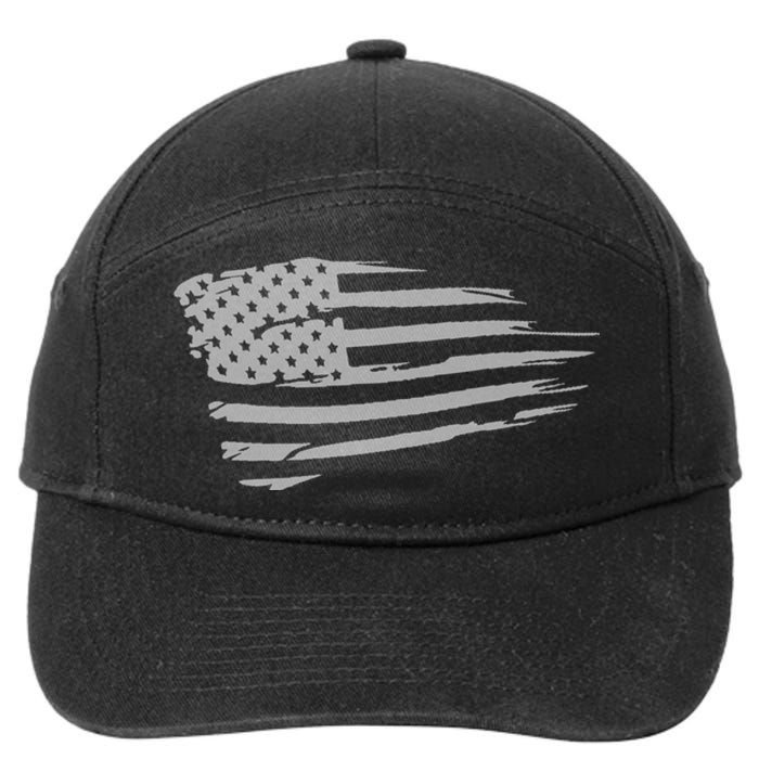 Classic American Flag Cool Patriotic American Flag For You 7-Panel Snapback Hat