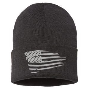 Classic American Flag Cool Patriotic American Flag For You Sustainable Knit Beanie