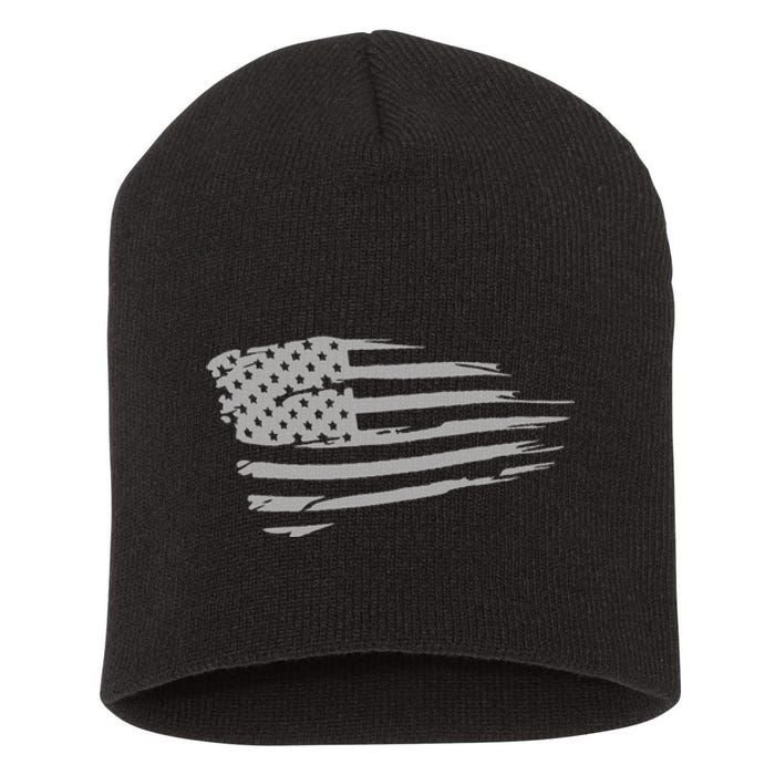 Classic American Flag Cool Patriotic American Flag For You Short Acrylic Beanie