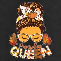 Cute Autumn Fall Pumpkin Queen Adult Drive Performance Visor