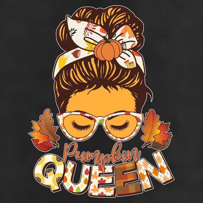 Cute Autumn Fall Pumpkin Queen Adult Drive Performance Visor