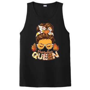 Cute Autumn Fall Pumpkin Queen PosiCharge Competitor Tank