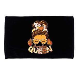 Cute Autumn Fall Pumpkin Queen Microfiber Hand Towel