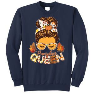 Cute Autumn Fall Pumpkin Queen Sweatshirt