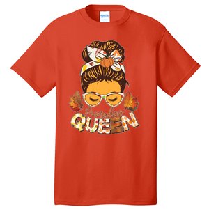 Cute Autumn Fall Pumpkin Queen Tall T-Shirt