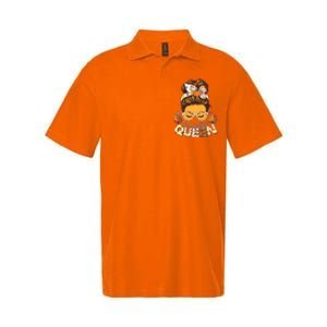 Cute Autumn Fall Pumpkin Queen Softstyle Adult Sport Polo