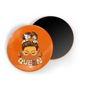 Cute Autumn Fall Pumpkin Queen Magnet