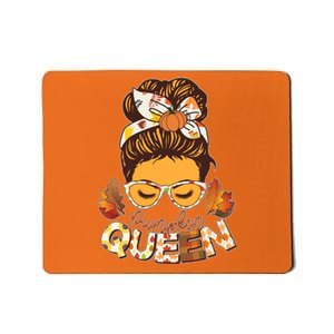 Cute Autumn Fall Pumpkin Queen Mousepad