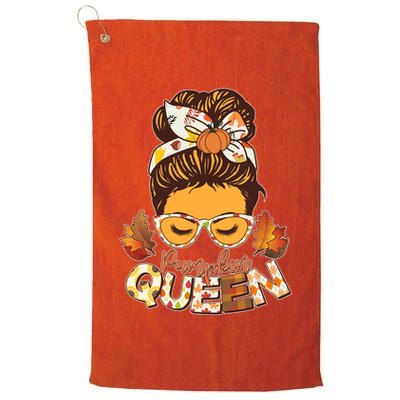 Cute Autumn Fall Pumpkin Queen Golf Towel