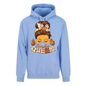 Cute Autumn Fall Pumpkin Queen Unisex Surf Hoodie