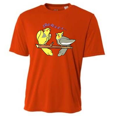 Chip And Fish The Cockatiel Brothers Cooling Performance Crew T-Shirt