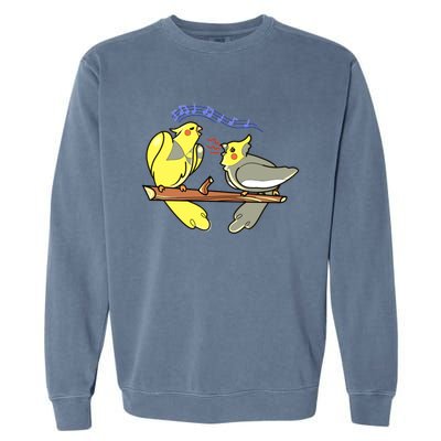 Chip And Fish The Cockatiel Brothers Garment-Dyed Sweatshirt