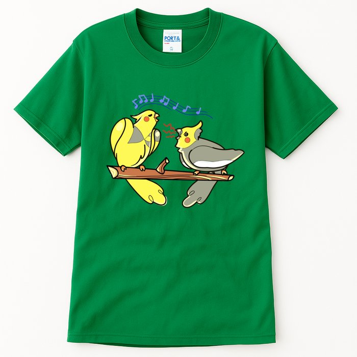 Chip And Fish The Cockatiel Brothers Tall T-Shirt