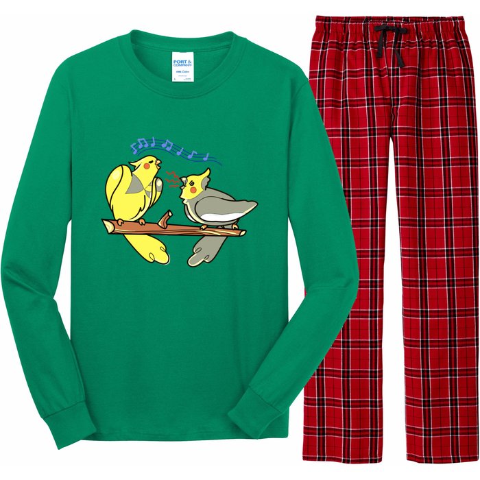 Chip And Fish The Cockatiel Brothers Long Sleeve Pajama Set