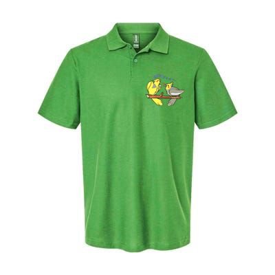 Chip And Fish The Cockatiel Brothers Softstyle Adult Sport Polo