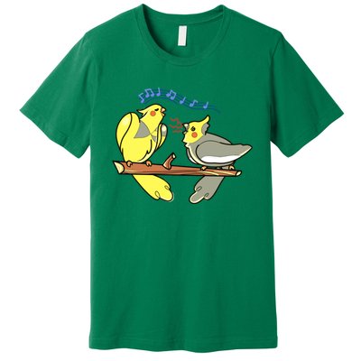 Chip And Fish The Cockatiel Brothers Premium T-Shirt