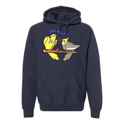 Chip And Fish The Cockatiel Brothers Premium Hoodie