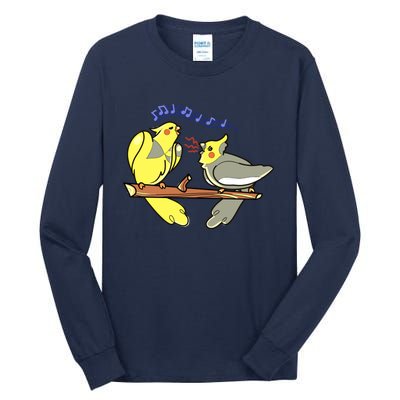 Chip And Fish The Cockatiel Brothers Tall Long Sleeve T-Shirt