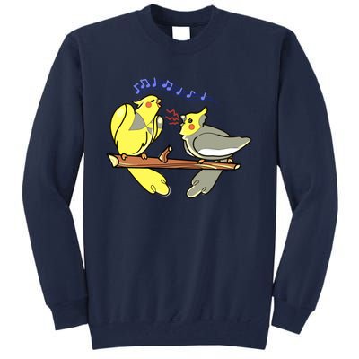 Chip And Fish The Cockatiel Brothers Tall Sweatshirt