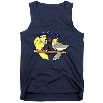 Chip And Fish The Cockatiel Brothers Tank Top