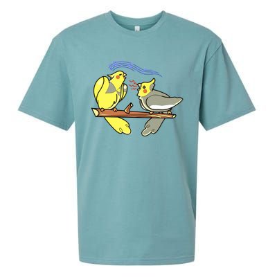 Chip And Fish The Cockatiel Brothers Sueded Cloud Jersey T-Shirt