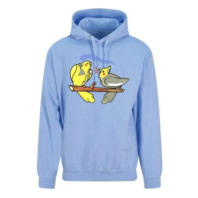 Chip And Fish The Cockatiel Brothers Unisex Surf Hoodie