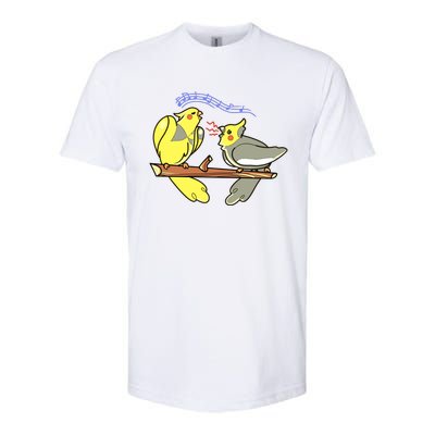 Chip And Fish The Cockatiel Brothers Softstyle CVC T-Shirt