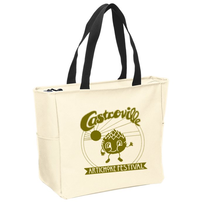Castroville Artichoke Festival Zip Tote Bag