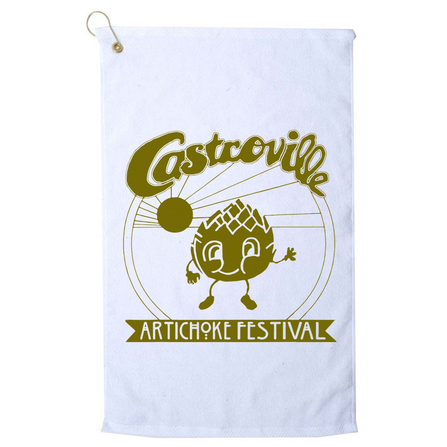 Castroville Artichoke Festival Golf Towel