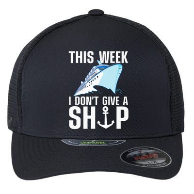 Cruising Art For Cruise Ship Funny Boat Lovers Flexfit Unipanel Trucker Cap